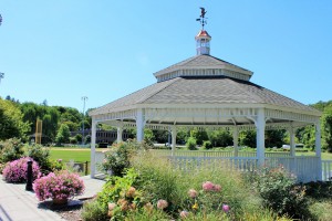 Gazebo, Baseball Field and the Municipal Building